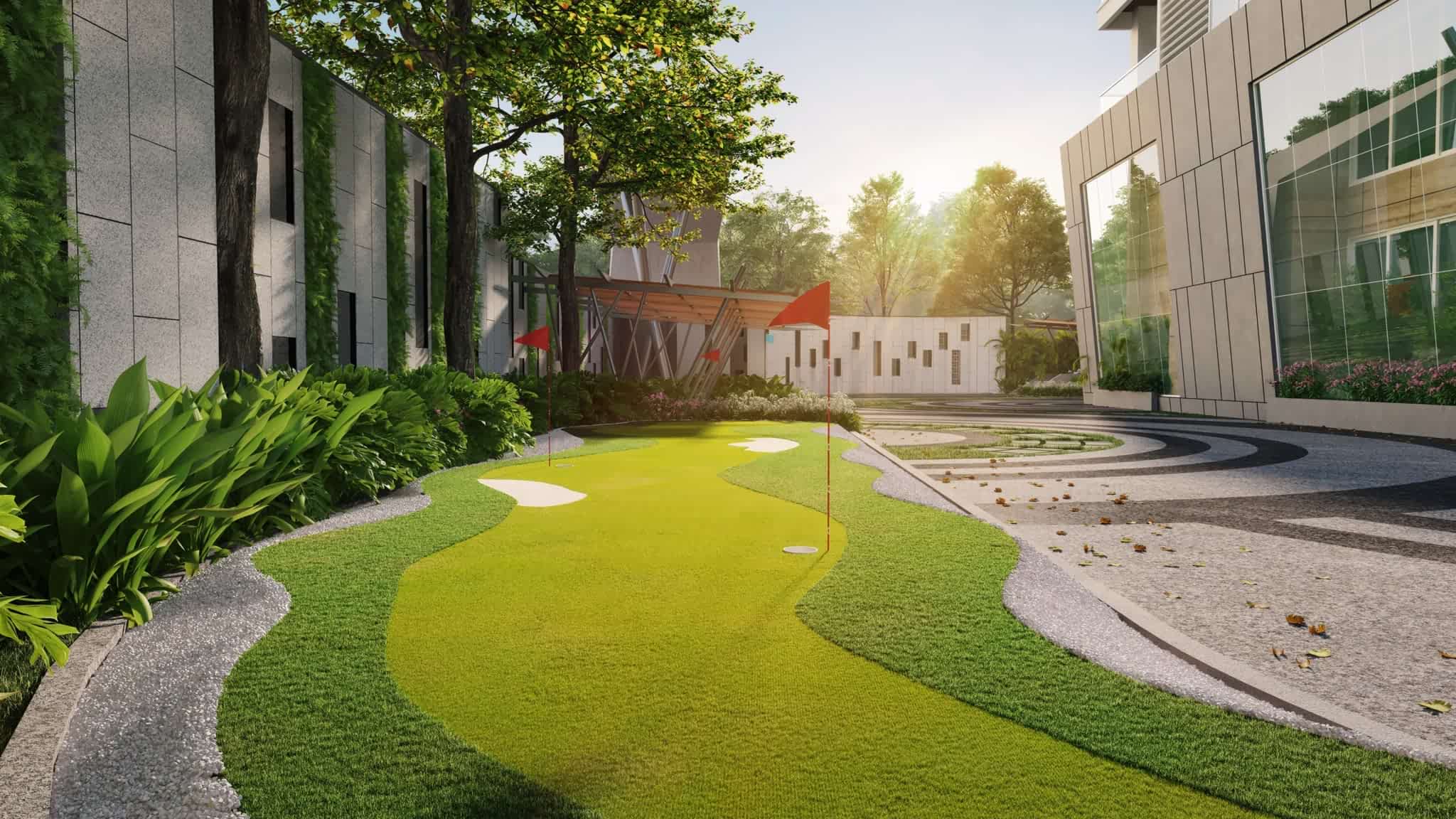Everfine Straatosphere Golf Simulator & Putting Zone